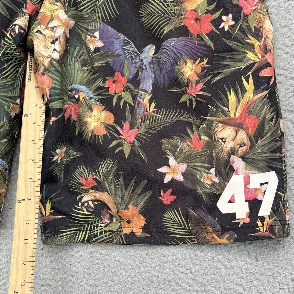 Lrg Clothing Shorts Men XL Skate Hawaiian Floral Streetwear Safari Basketball 47